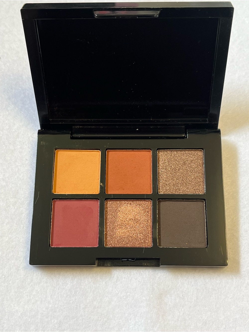 Warm Neutral 6-Color Eyeshadow Palette - Amber, Copper & Taupe Shades